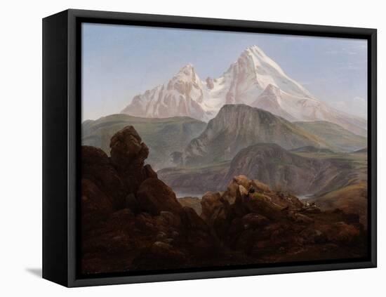 The Watzmann-Johan Christian Clausen Dahl-Framed Premier Image Canvas