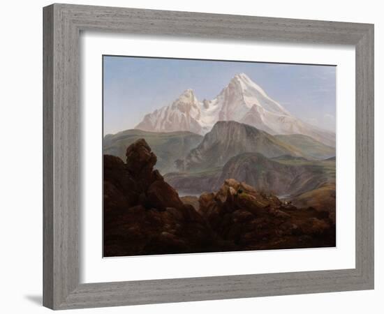 The Watzmann-Johan Christian Clausen Dahl-Framed Giclee Print