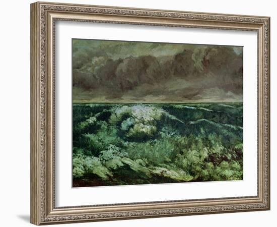 The Wave, after 1870-Gustave Courbet-Framed Giclee Print