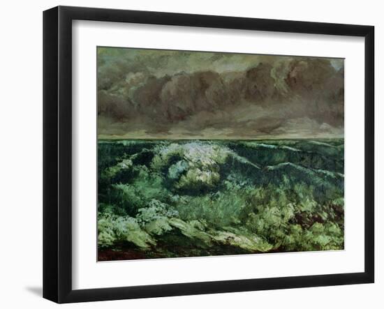 The Wave, after 1870-Gustave Courbet-Framed Giclee Print