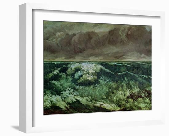 The Wave, after 1870-Gustave Courbet-Framed Giclee Print