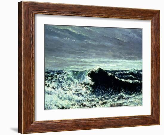 The Wave, C.1869-Gustave Courbet-Framed Giclee Print