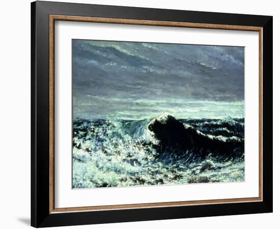 The Wave, C.1869-Gustave Courbet-Framed Giclee Print