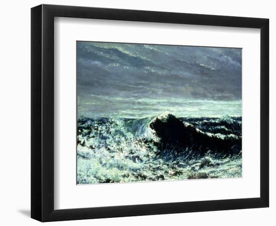 The Wave, C.1869-Gustave Courbet-Framed Giclee Print