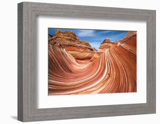 The Wave, Coyote Buttes, Paria-Vermilion Cliffs Wilderness, Arizona, Usa-Russ Bishop-Framed Photographic Print