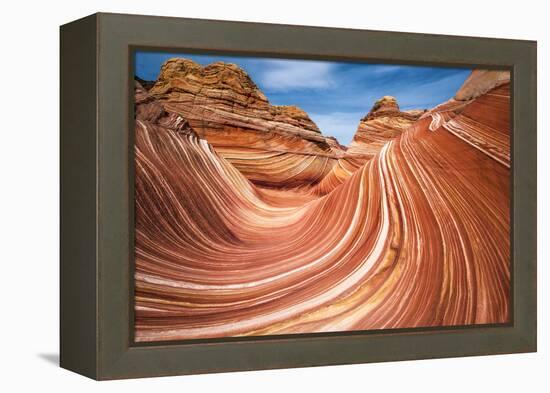 The Wave, Coyote Buttes, Paria-Vermilion Cliffs Wilderness, Arizona, Usa-Russ Bishop-Framed Premier Image Canvas