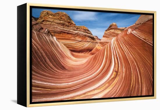 The Wave, Coyote Buttes, Paria-Vermilion Cliffs Wilderness, Arizona, Usa-Russ Bishop-Framed Premier Image Canvas