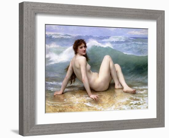 The Wave (La Vague). 1896-William Adolphe Bouguereau-Framed Giclee Print