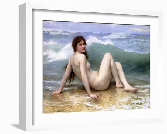 The Wave (La Vague). 1896-William Adolphe Bouguereau-Framed Giclee Print