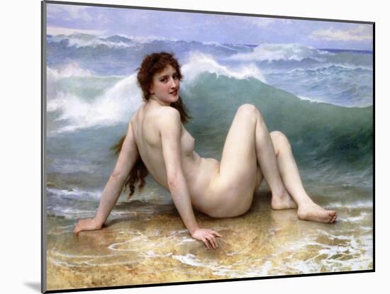 The Wave (La Vague). 1896-William Adolphe Bouguereau-Mounted Giclee Print