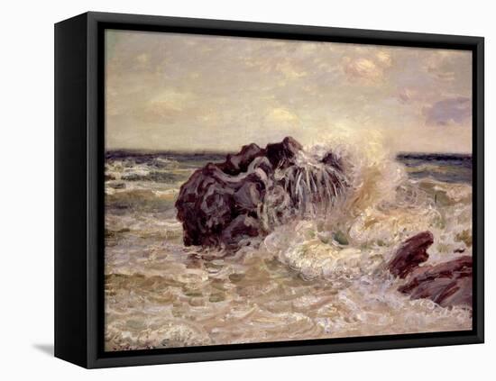 The Wave, Lady's Cove, Langland Bay, 1897-Alfred Sisley-Framed Premier Image Canvas