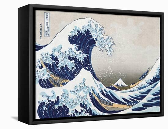 The Wave off Kanagawa-null-Framed Stretched Canvas