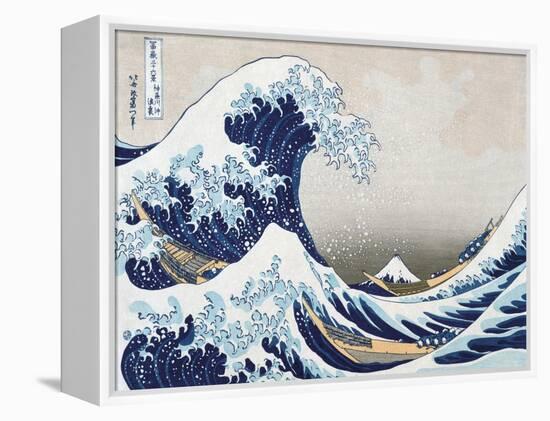 The Wave off Kanagawa-null-Framed Stretched Canvas