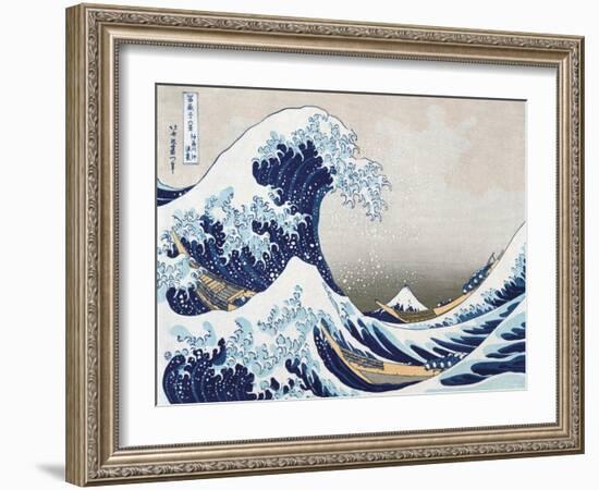 The Wave off Kanagawa-null-Framed Art Print