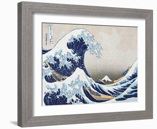 The Wave off Kanagawa-null-Framed Art Print