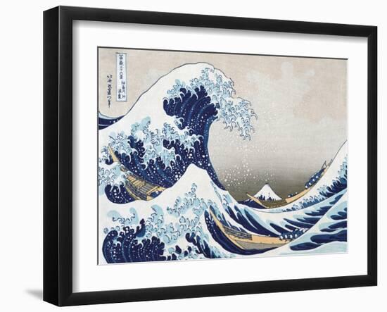 The Wave off Kanagawa-null-Framed Art Print