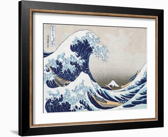 The Wave off Kanagawa-null-Framed Art Print