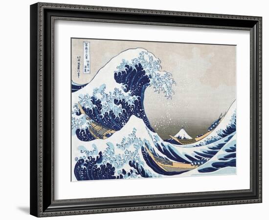 The Wave off Kanagawa-null-Framed Art Print