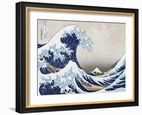 The Wave off Kanagawa-null-Framed Art Print