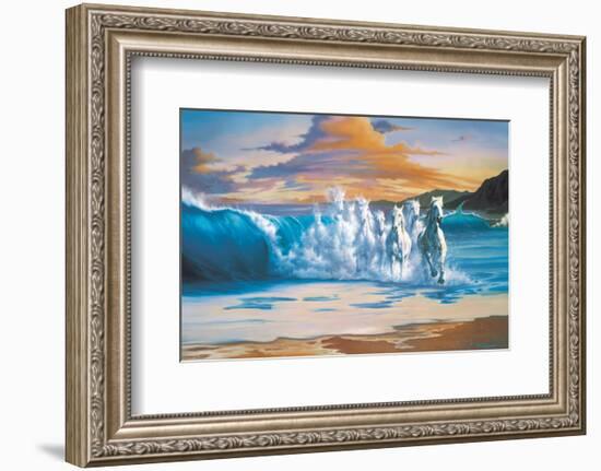 The Wave-Jim Warren-Framed Premium Giclee Print