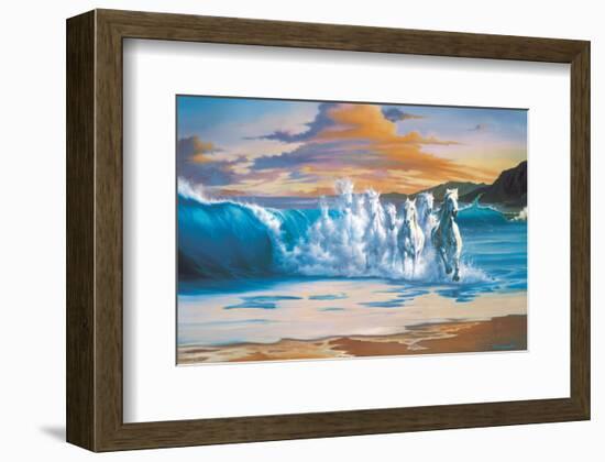 The Wave-Jim Warren-Framed Premium Giclee Print