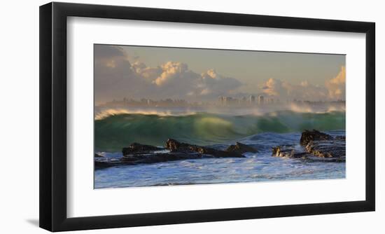 The Wave-Mel Brackstone-Framed Giclee Print