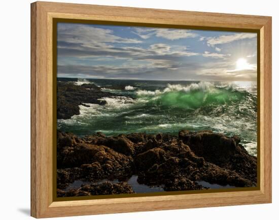 The Wave-Natalie Mikaels-Framed Premier Image Canvas