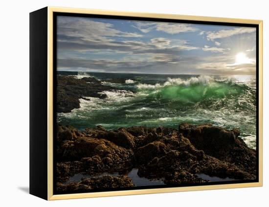 The Wave-Natalie Mikaels-Framed Premier Image Canvas