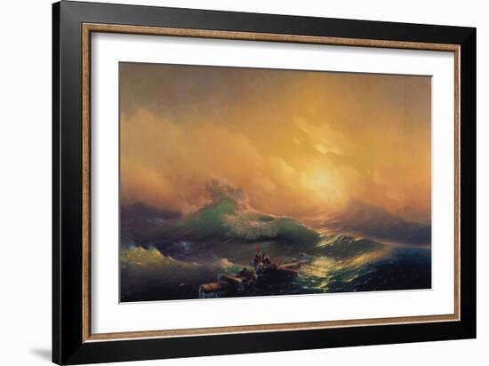 The Wave-Konstantinovich Ivan Aiwassowskij-Framed Giclee Print