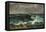 The Wave-Gustave Courbet-Framed Premier Image Canvas