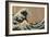 The Wave.-Katsushika Hokusai-Framed Giclee Print