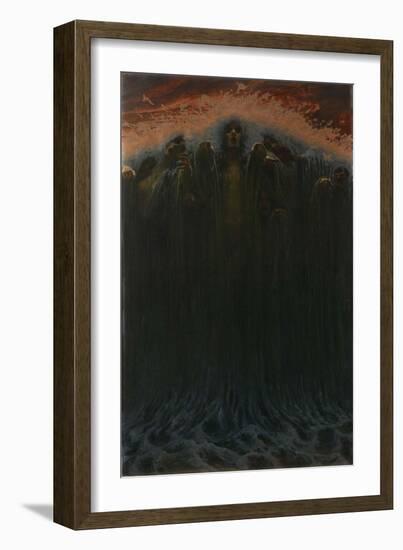 The Wave-Carlos Schwabe-Framed Giclee Print