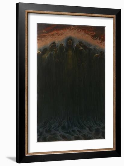 The Wave-Carlos Schwabe-Framed Giclee Print