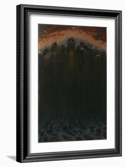 The Wave-Carlos Schwabe-Framed Giclee Print