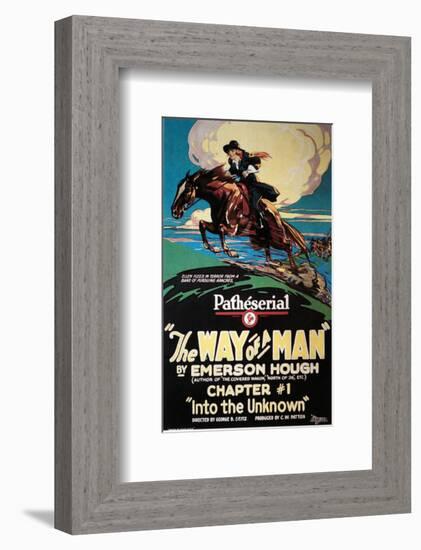 The Way Of A Man - 1924-null-Framed Giclee Print