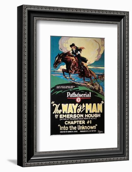 The Way Of A Man - 1924-null-Framed Giclee Print