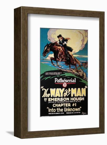 The Way Of A Man - 1924-null-Framed Giclee Print