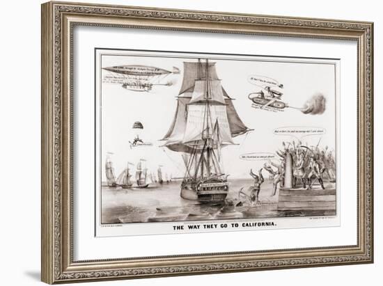 The Way They Go to California-null-Framed Giclee Print