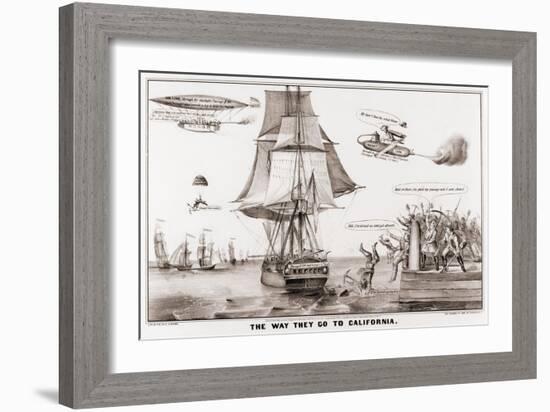 The Way They Go to California-null-Framed Giclee Print