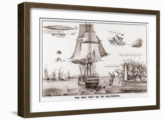 The Way They Go to California-null-Framed Giclee Print