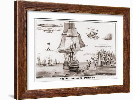 The Way They Go to California-null-Framed Giclee Print