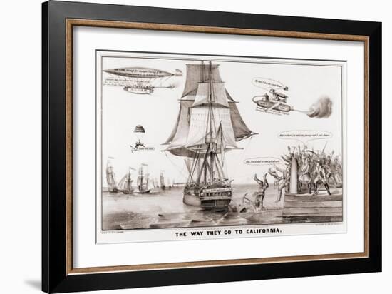 The Way They Go to California-null-Framed Giclee Print