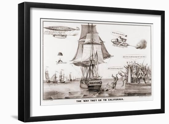 The Way They Go to California-null-Framed Giclee Print