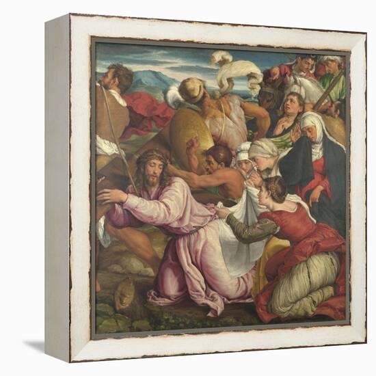 The Way to Calvary, Ca 1545-Jacopo Bassano-Framed Premier Image Canvas