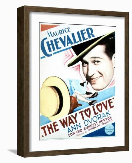 The Way to Love - Movie Poster Reproduction-null-Framed Photo