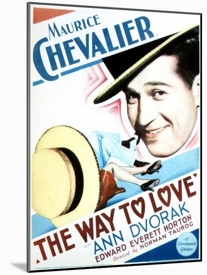 The Way to Love - Movie Poster Reproduction-null-Mounted Photo