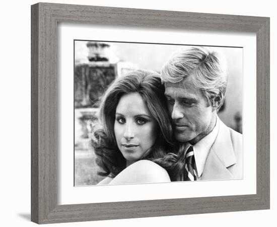 The Way We Were, Barbra Streisand, Robert Redford, 1973-null-Framed Premium Photographic Print