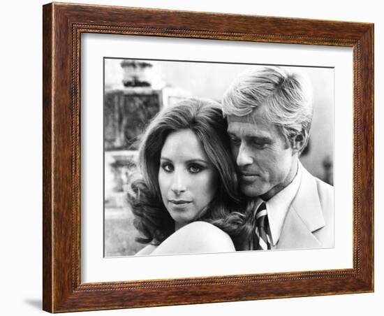 The Way We Were, Barbra Streisand, Robert Redford, 1973-null-Framed Premium Photographic Print