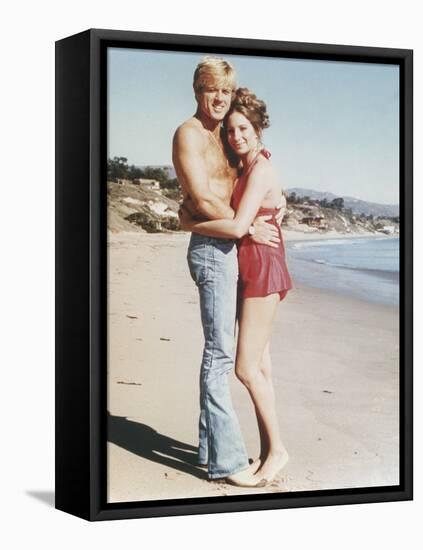 The Way We Were, Robert Redford, Barbra Streisand, 1973-null-Framed Stretched Canvas