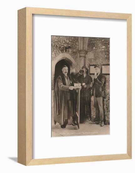 The Wayfarer's Dole, Hospital of St Cross, Winchester, Hampshire, early 20th century-Unknown-Framed Photographic Print